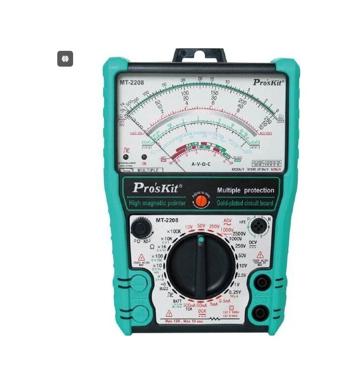 PROSKİT KORUMALI ANALOG MULTİMETRE MT-2208