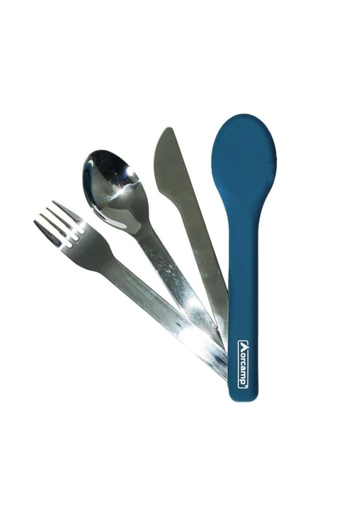 ORCAMP OUT-1970 MAVİ ÇATAL KAŞIK BIÇAK SEYHAT SETİ