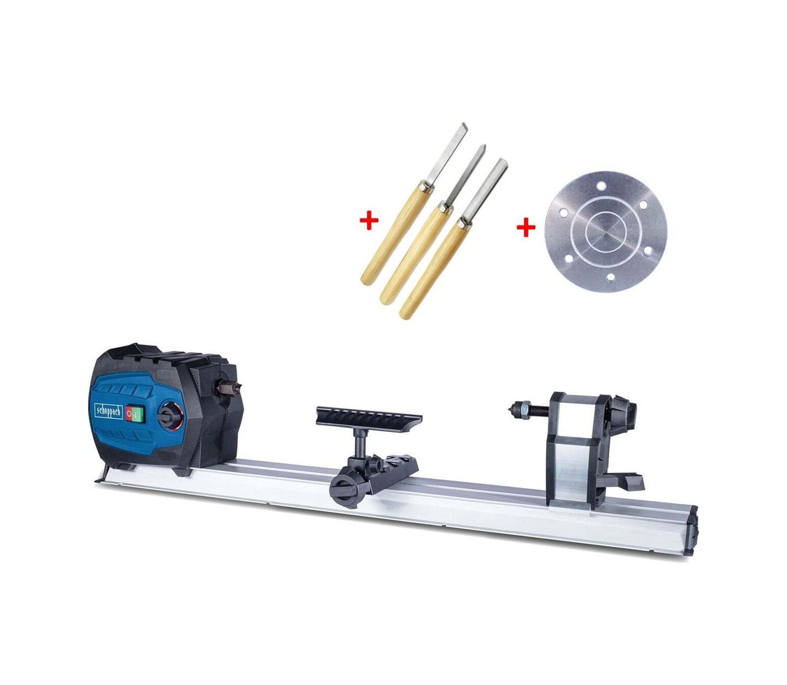 Scheppach DM600 550 W Vario Devir Ayarlı Ahşap Torna Makinesi