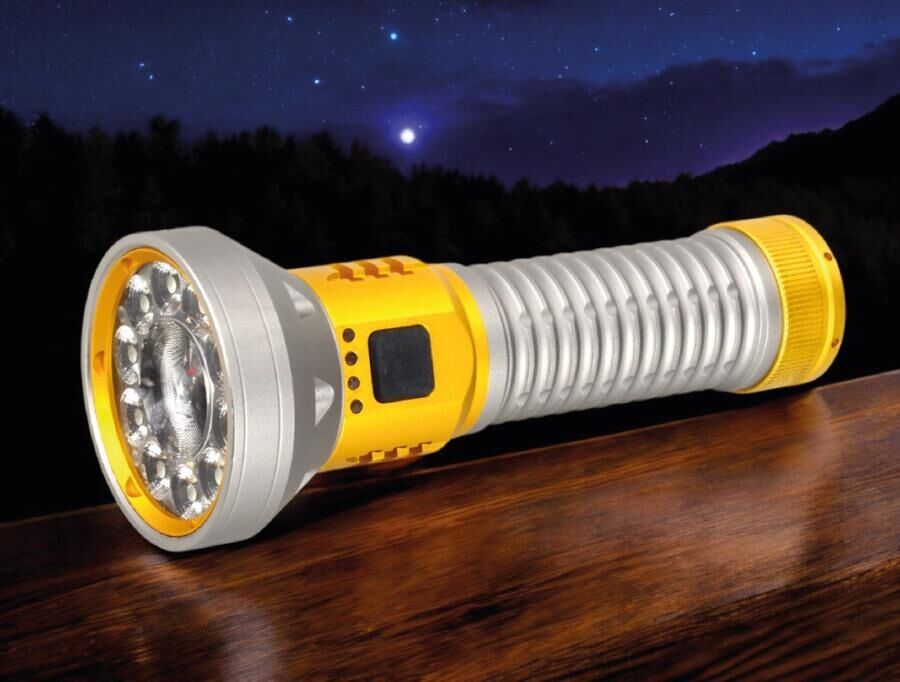 PANTHER USB ŞARJZLI EL FENERİ PT-4119