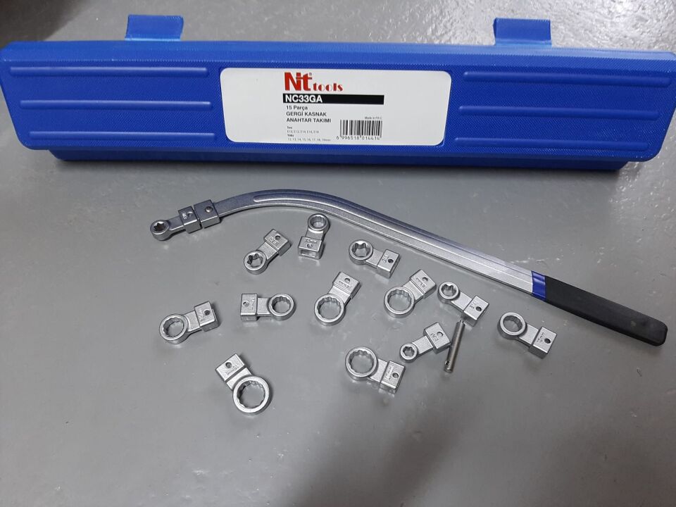 Nt Gergi Kasnak Anahtar Takımı 15 Parça Nc33Ga