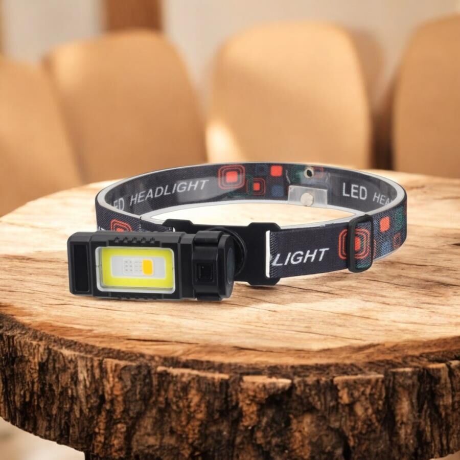 Panther Pt-5526 Usb Şarjlı Kafa Lambası Siyah