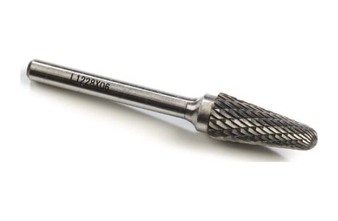 Karbür Kalıpçı Freze L Konik Yuvarlak L08 X 22 X 06 - Gfb