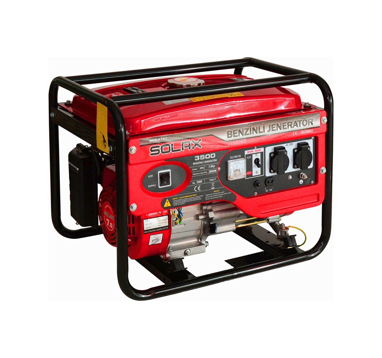 Solax LT 3500 MX İpli 3.5 Kva Monofaze Benzinli Jeneratör