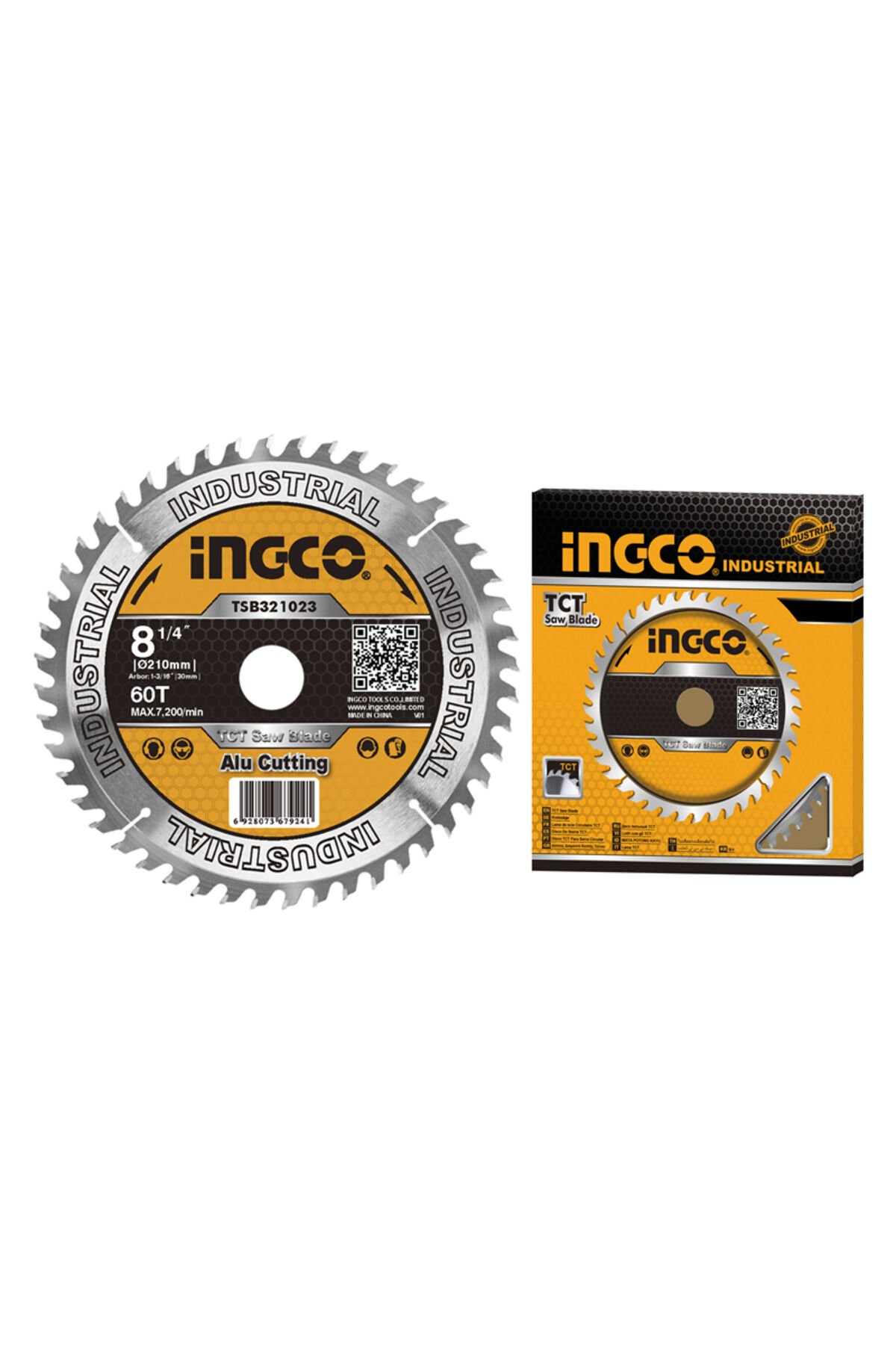İNGCO TCT TESTERE 210X30MM 60 DİŞ TSB321023