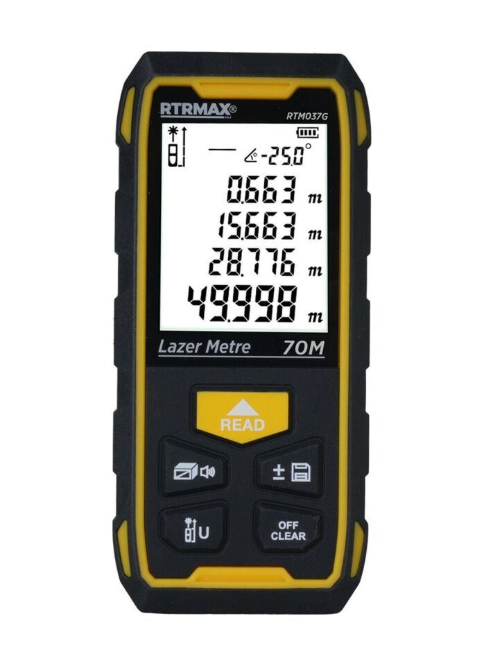 Rtm037g Şarjlı Lazer Mesafe Ölçer 70 Mt Yeşil Renk