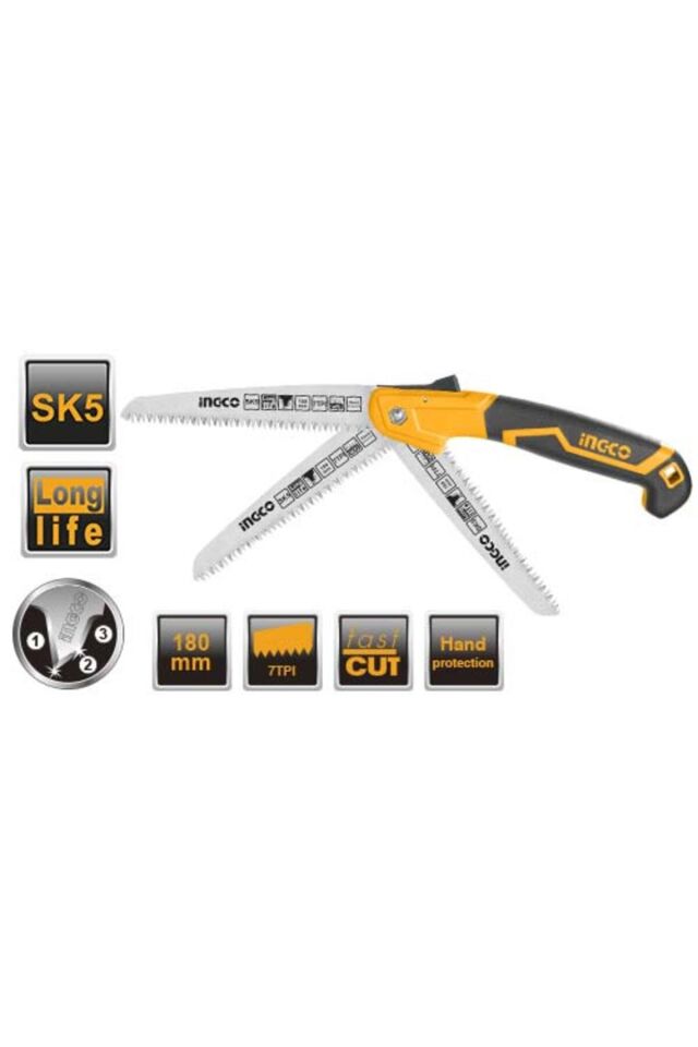 İNGCO BUDAMA TESTERESİ 180 MM HFSW1808