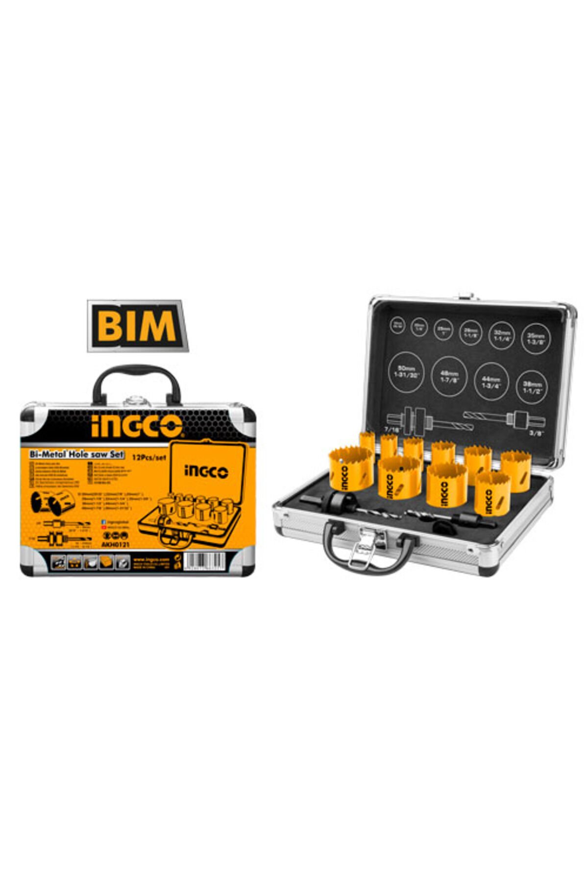 İNGCO Bİ METAL PANÇ SETİ 12 Lİ AKH0121