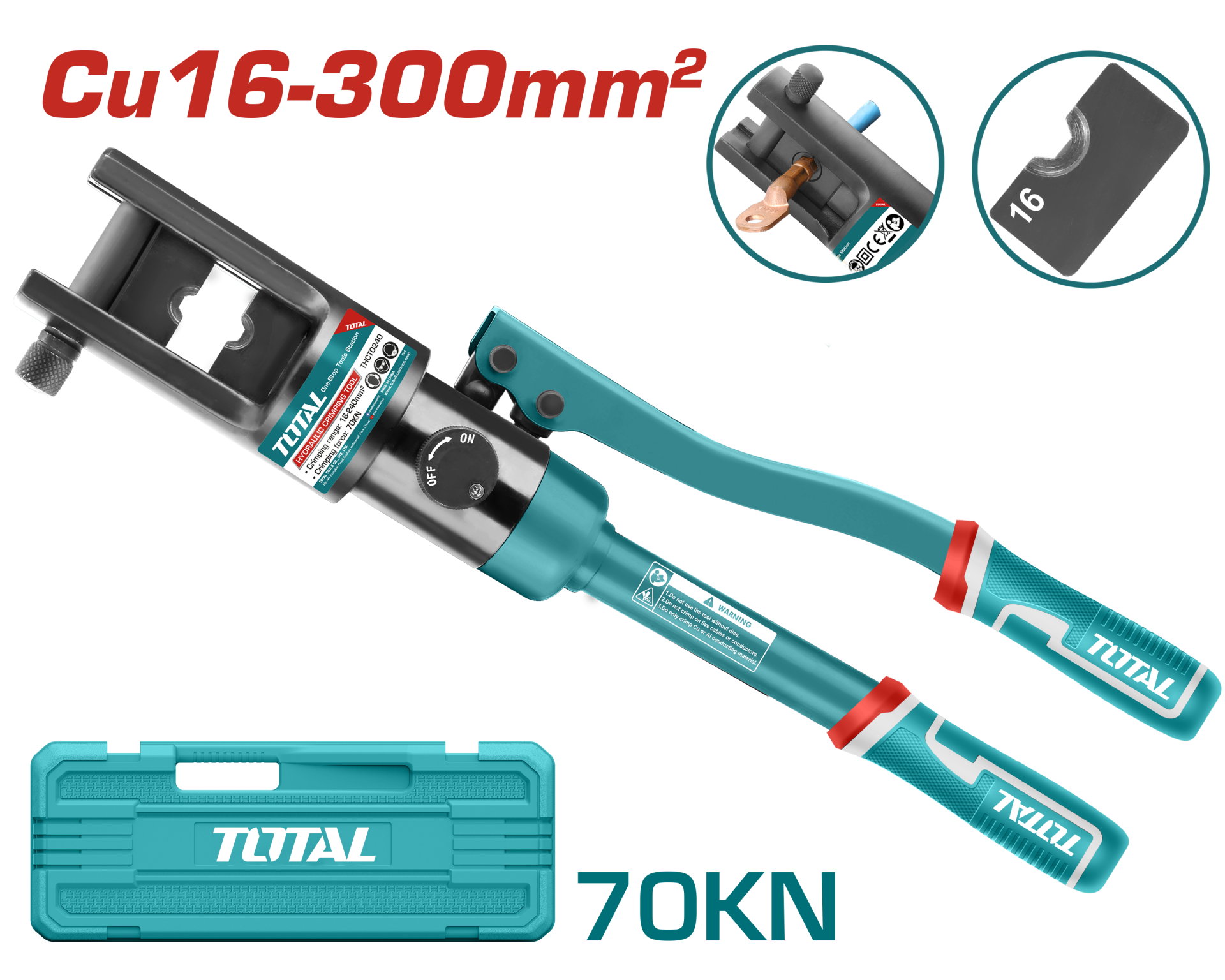 Total Hidrolik Pabuç Sıkma Pensesi THCT0240