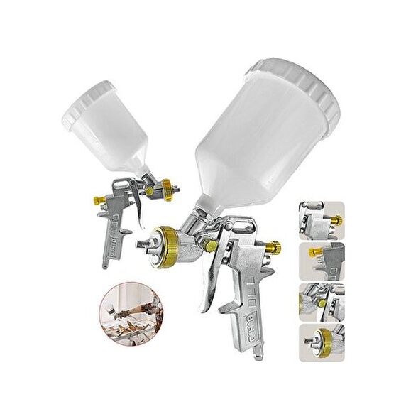 İNGCO BOYA TABANCASI HVLP 600 CC ÜSTTEN DEPOLU ASG1061