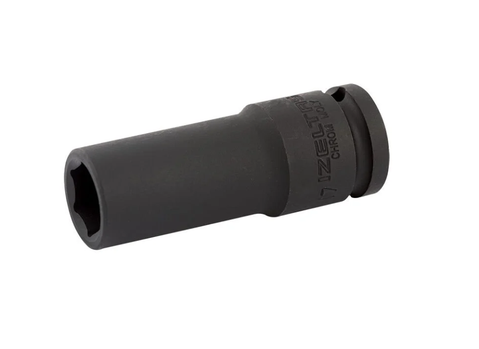 İzeltaş 1108 06 7018 1/2'' Altı Köşe Havalı Derin Lokma Anahtar 18 mm