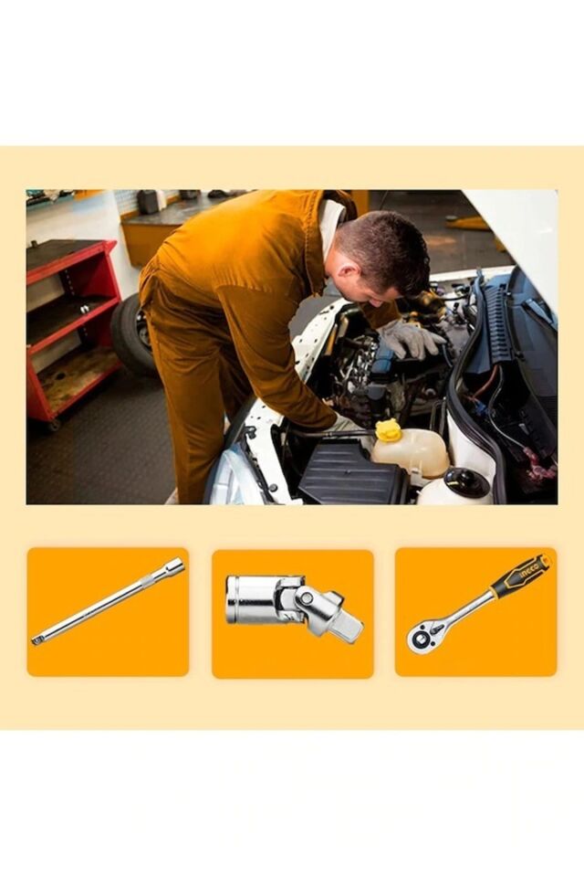 İNGCO ENDÜSTRİYEL LOKMA TAKIMI 25 PARÇA HKTS12251