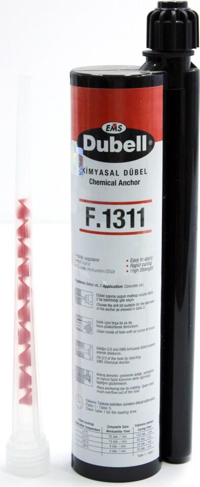 Epoksi Kimyasal Dubel Yapıştırıcı 345 ML