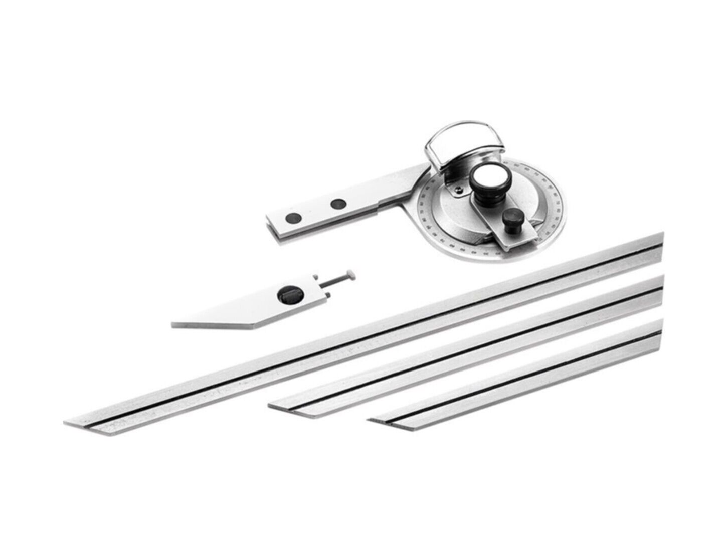 Gfb Dereceli Mercekli Gönye 0-360 3 Parça 1450