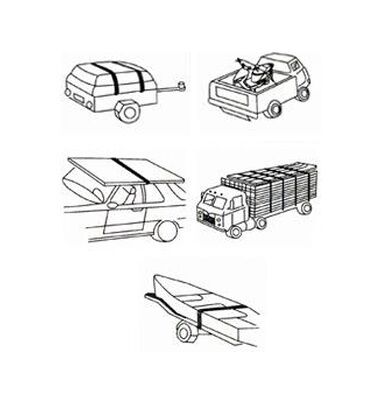 Jun Kaung 00106 Cırcırlı Oto Yük Bandı 700 Kg
