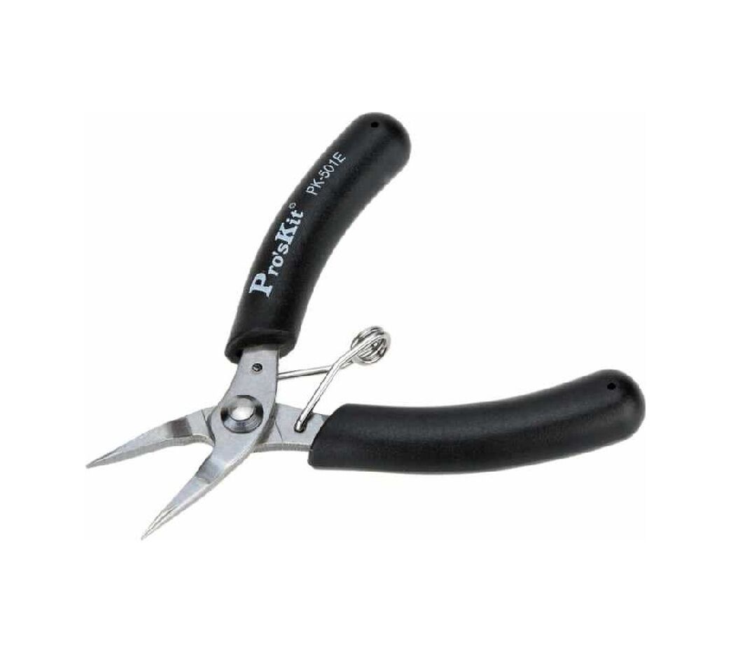 PROSKİT 1PK-501E MİKRO EĞİK AĞIZ KARGABURUN (100mm)çelik türü:420J2