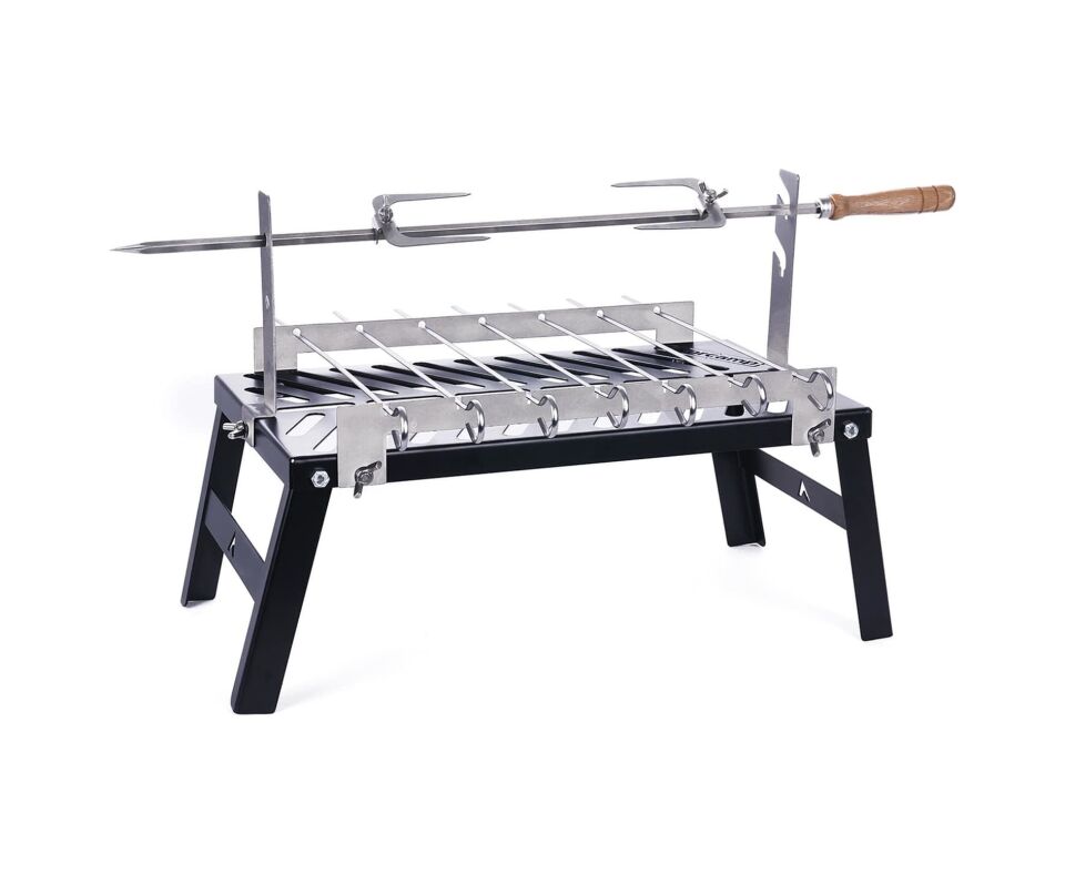 ORGAZ G-386 GRILON ATEŞ ÜSTÜ IZGARA ŞİŞ/PİLİÇ ÇEVİRME APARATI OR-G-386