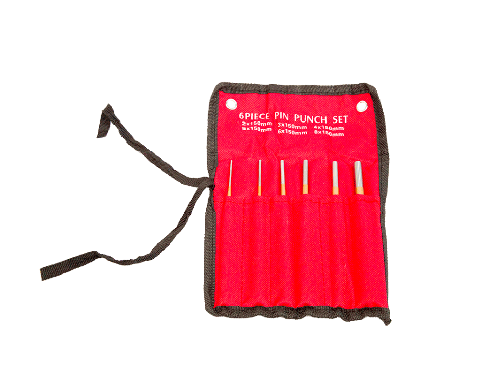 NT 6 Parça Düz Pim Uzun Zımba Takımı NT6150