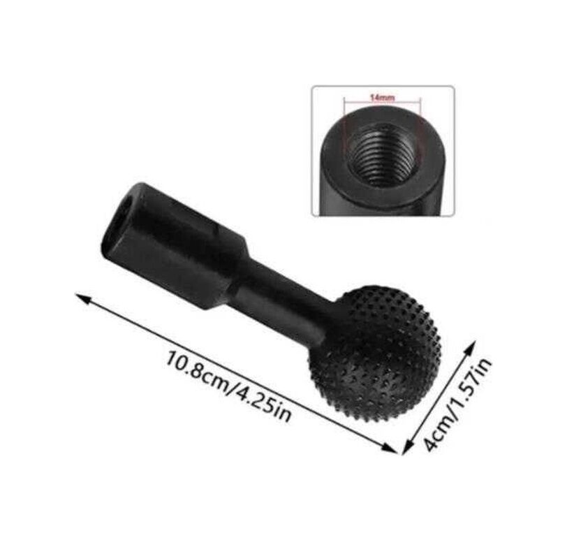 Troy Avuç Taşlama İçin Küresel Ahşap Zımpara / Öğütme Ucu M14-40