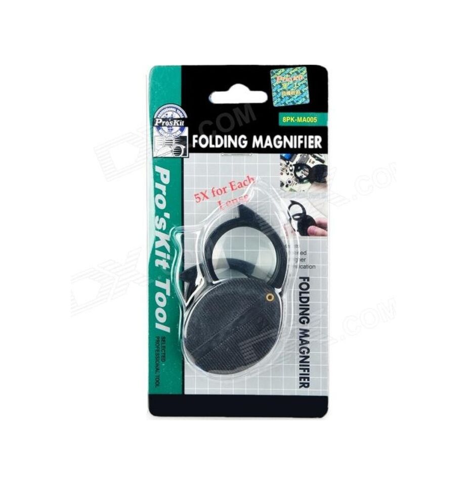 8PK-MA005 Cep Tipi Büyüteç Tek 16D(5X)üst üste binen 36D(10X)28D(8X)