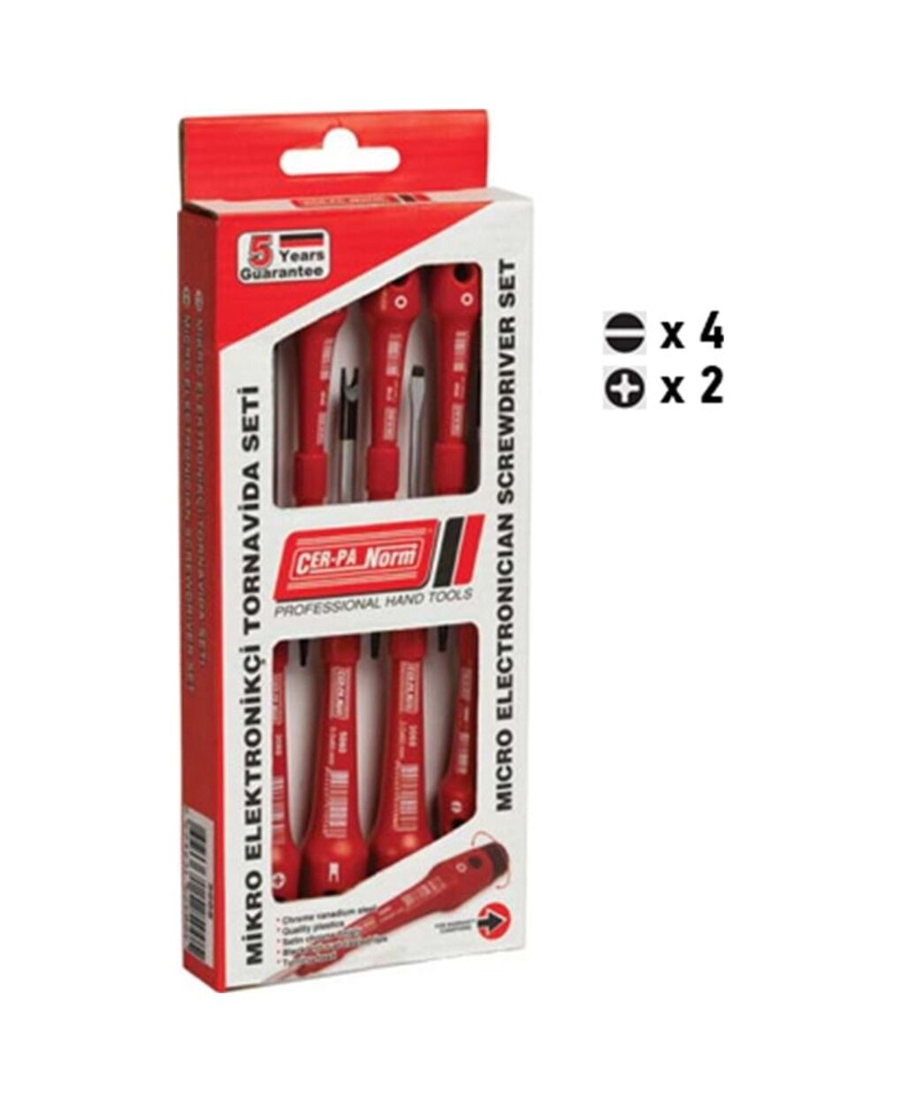 CERPA ELEKTRONİKCİ TAKIM SET 6 LI 1005225106