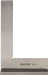 Gfb Şapkalı Gönye 250x160 mm DIN875/1 Çelik Gönye