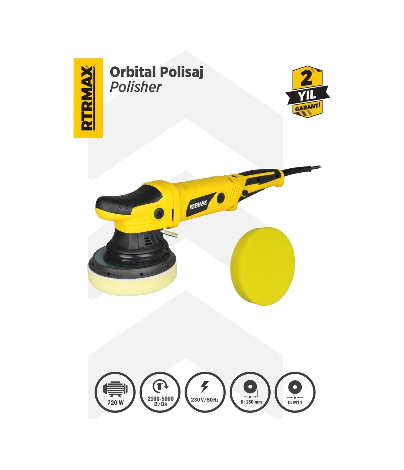 RTM1450 ORBİTAL POLİSAJ MAKİNESİ RTR