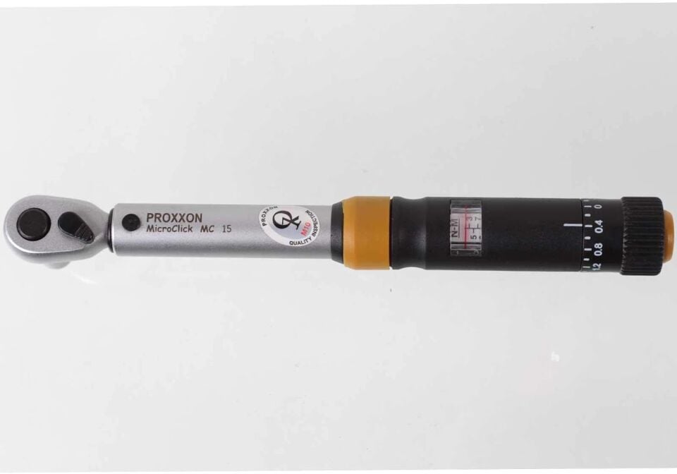 Proxxon 23345 MicroClick MC15 Tork Anahtarı 3 – 15 Nm 1/4'' (6,3 mm) – Saklama Çantalı