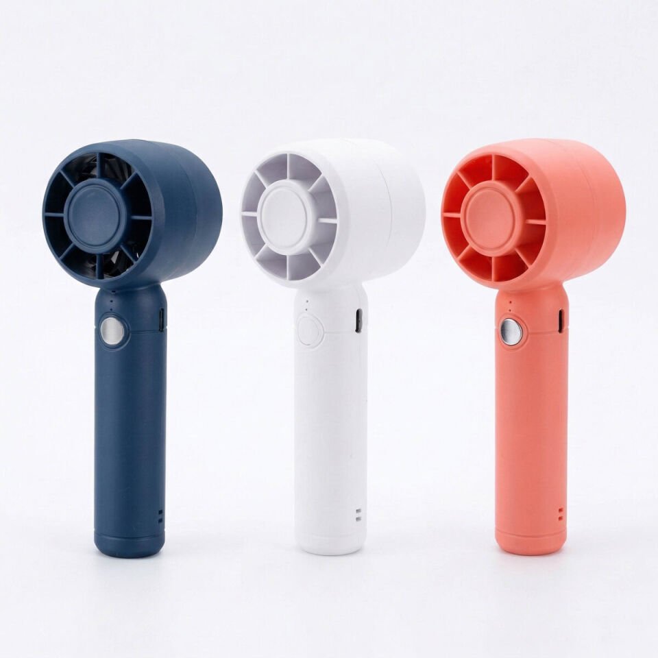 AVEC AV-F130 USB Şarjlı Mini Fan 3 Kademeli Taşınabilir El Fanı Type-C Şarjlı Masaüstü Fan