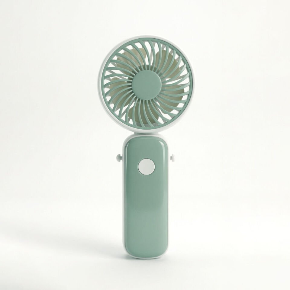 AVEC AV-F138 USB Mini Fan 3 Kademe Hız Katlanabilir Taşınabilir Masaüstü ve El Tipi Fan 4 Renk Karışık Şarjlı