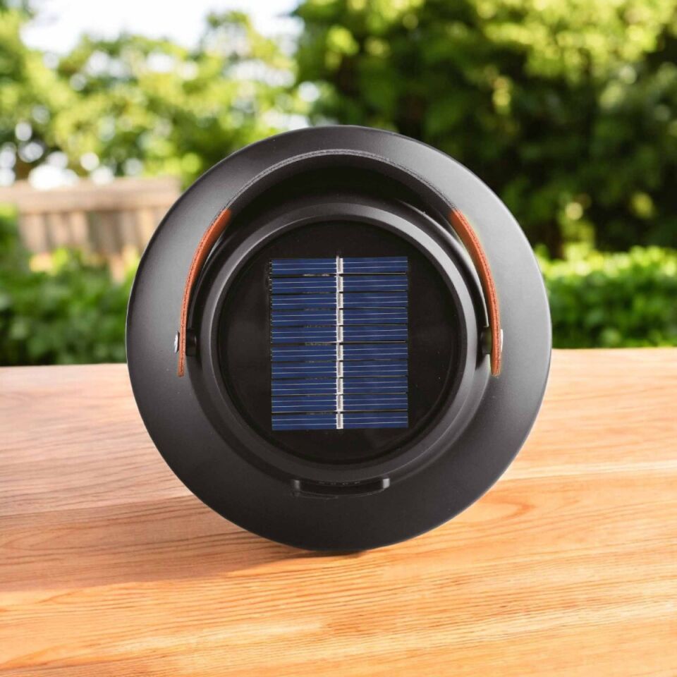 PANTHER PT-386 Solar Şarjlı Kamp Lambası 3W LED 3 Işık Modu Max 800 Lumen USB Type-C Güneş Enerjili Taşınabilir Outdoor Lamba