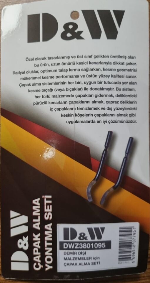 DW 10 ADET E200 BIÇAKLI DDM ÇAPAK ALMA DWZ3801095
