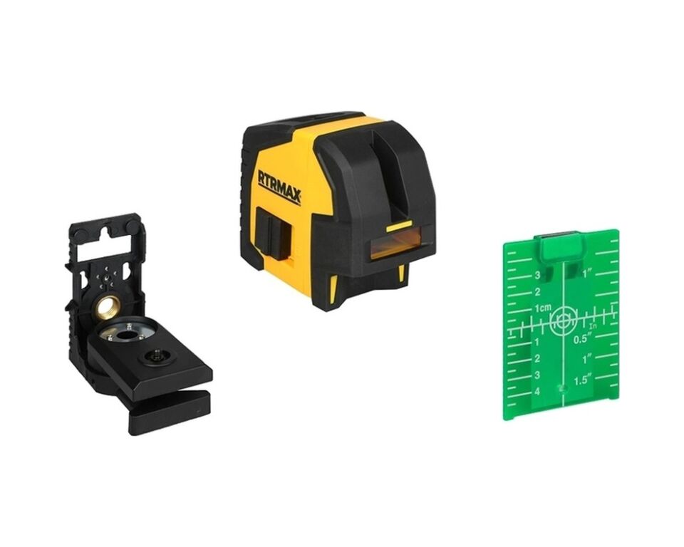 Rtrmax Rtm050 Profesyonel Yatay Ve Dikey 3 Noktalı Yeşil Lazer Şakül