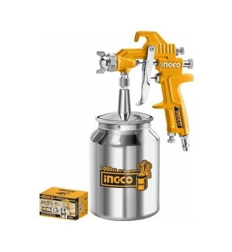 İNGCO BOYA TABANCASI 1000 CC ALTTAN DEPO ASG3105