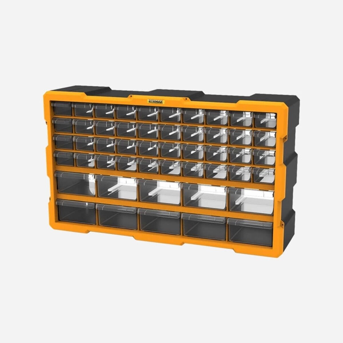 RTR RCA6016 Modüler Monoblok Çekmece Seti 50’li Darbeye Dayanıklı Vida Parça Organizer Hırdavat Çekmecesi 620x157x360 mm