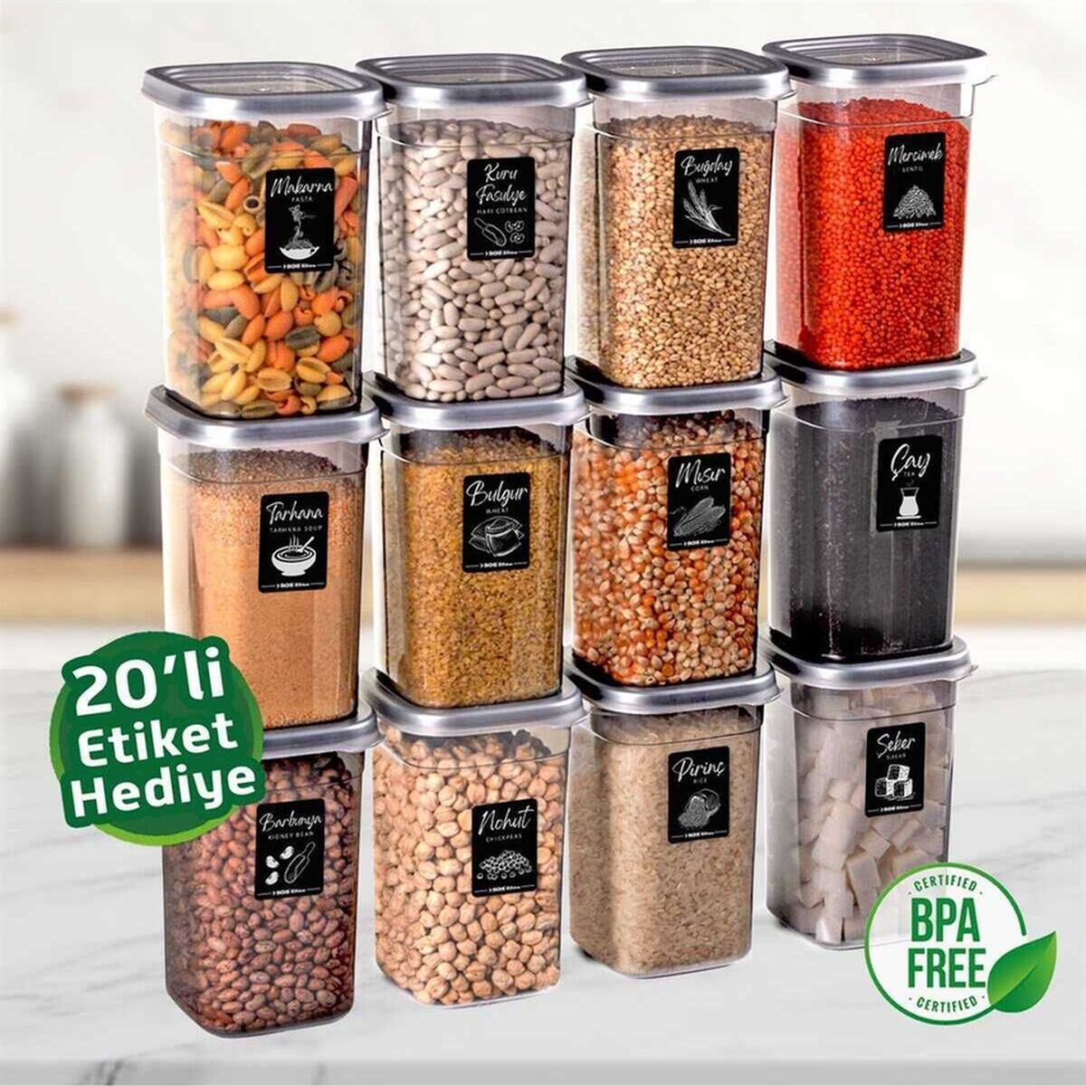 SGS SAKLAMA KABI KARE 1200 ML 12 ADET