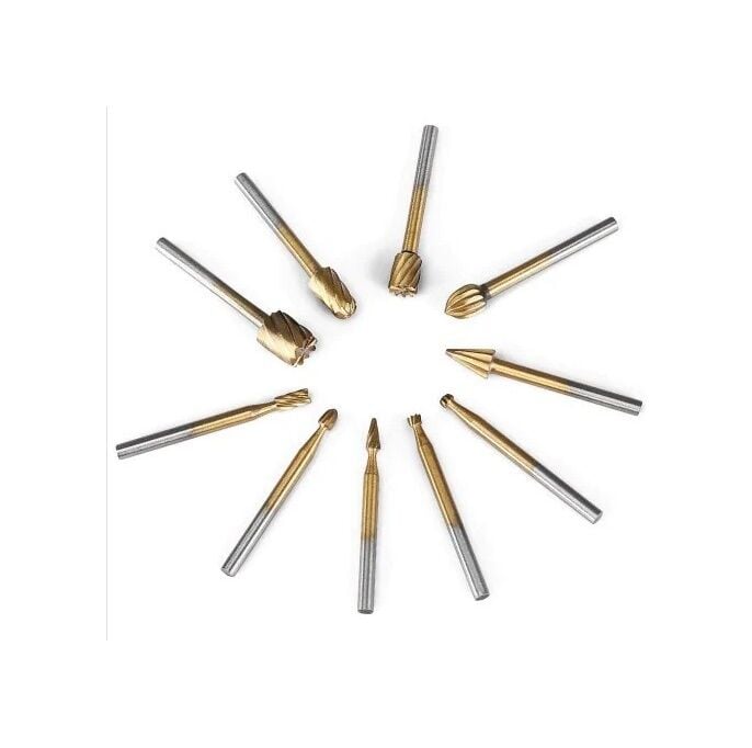 GRAVÜR AHŞAP FREZE UÇ SETİ 10 PRÇ