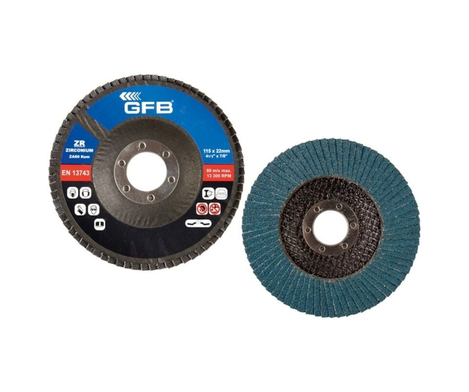 Gfb Zirkonyum Flap Disk Zımpara 115 MM 80 Kum