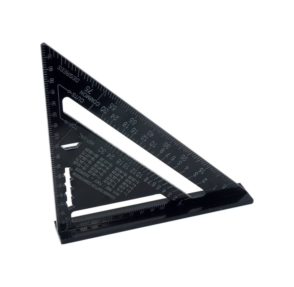 Rox Wood Alüminyum Üçgen Gönye 45 Derece