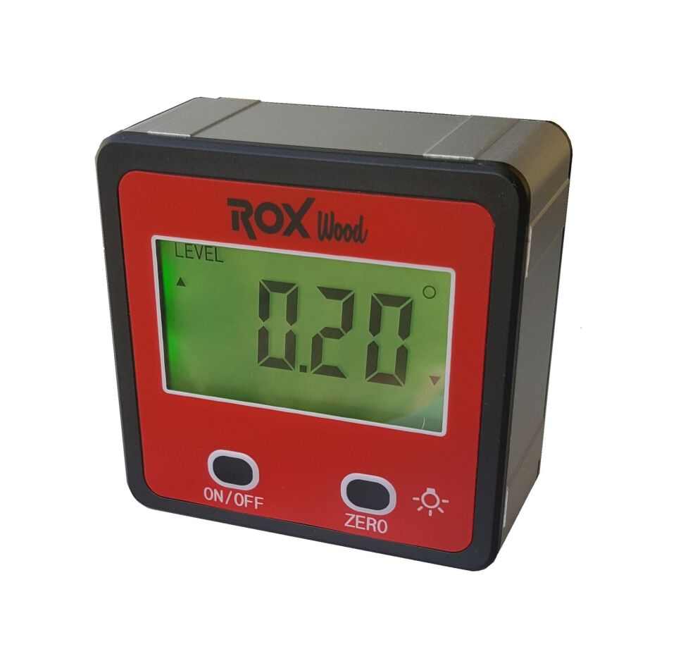 Rox Wood 0095 Mıknatıslı Dijital Açı Ölçer 56 Mm