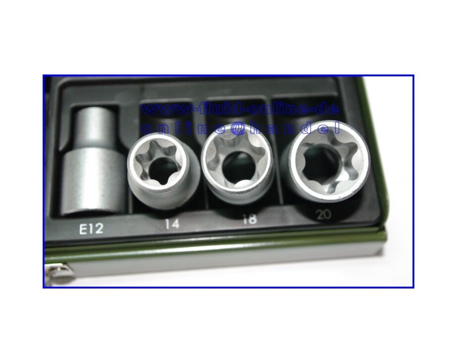 Proxxon 23102 Torx Somun Lokma Anahtarı Özel Set 24 Parça Set