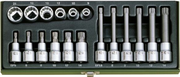 Proxxon 23296 1/2 18 Parçalı Xzn Lokma Takımı