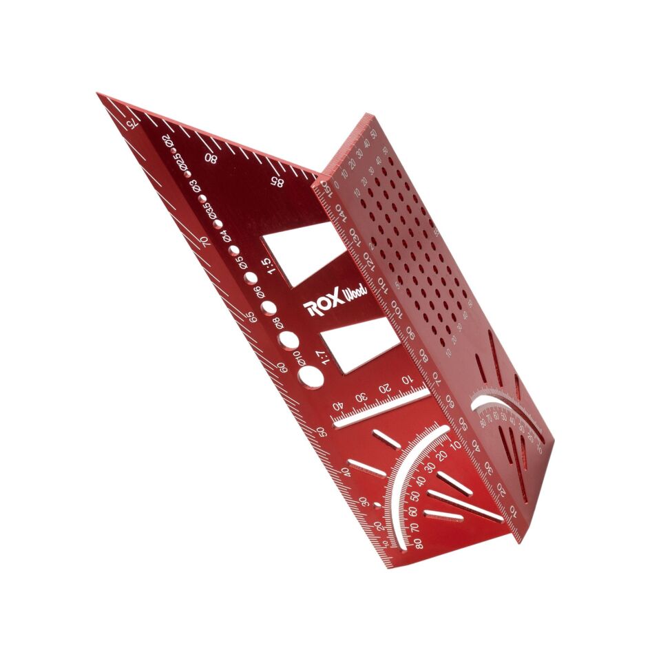 Rox Wood 0092 Alüminyum 3d Açılı Gönye İşaretleme 150 Mm