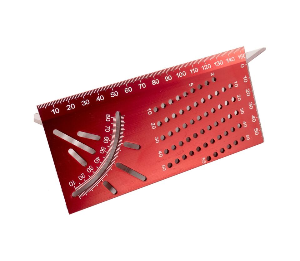 Rox Wood 0092 Alüminyum 3d Açılı Gönye İşaretleme 150 Mm