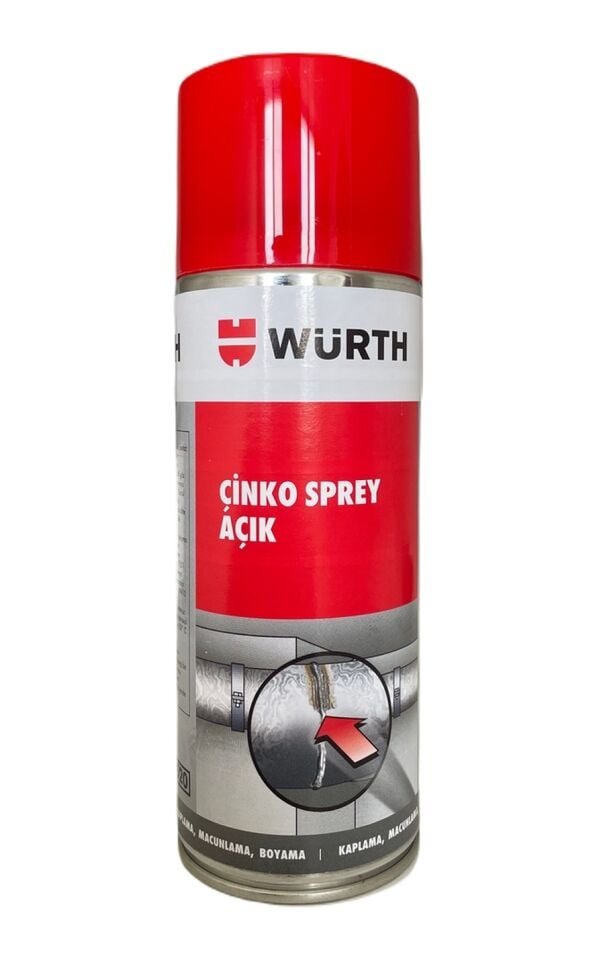 WÜRTH ÇİNKO SPREYİ AÇIK RENKLİ 400 NL