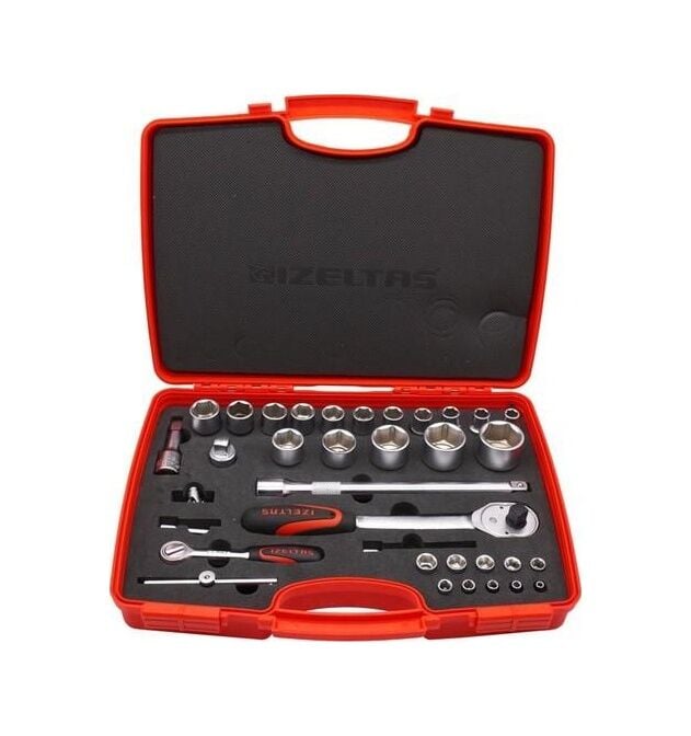 İZELTAŞ LOKMA TAKIMI 1/4'' - 1/2'' 35 PARÇA