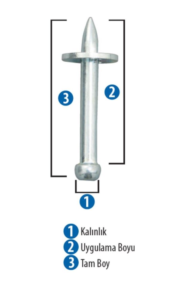HİLTİ ÇİVİSİ NK 62 RED HİT