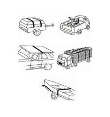 Jun Kaung 00106 Cırcırlı Oto Yük Bandı 700 Kg