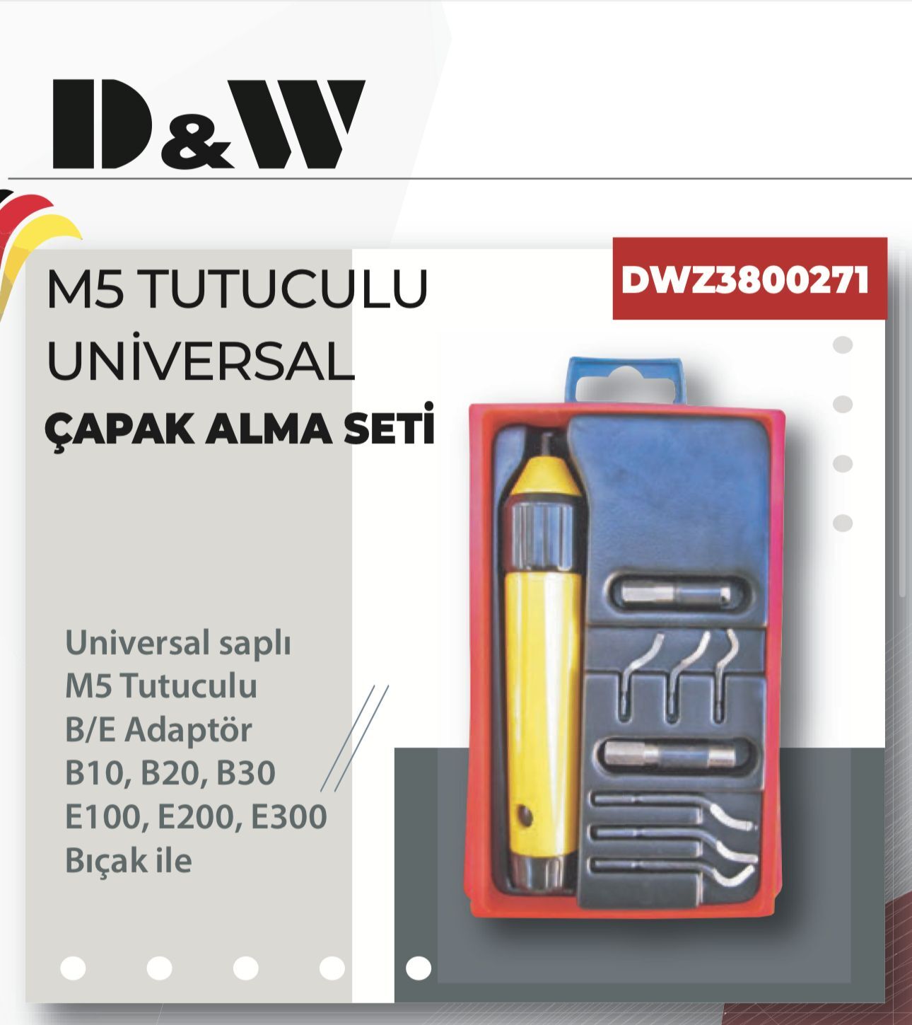 Dw Tutuculu Üniversal Çapak Alma M5 Dwz3800271