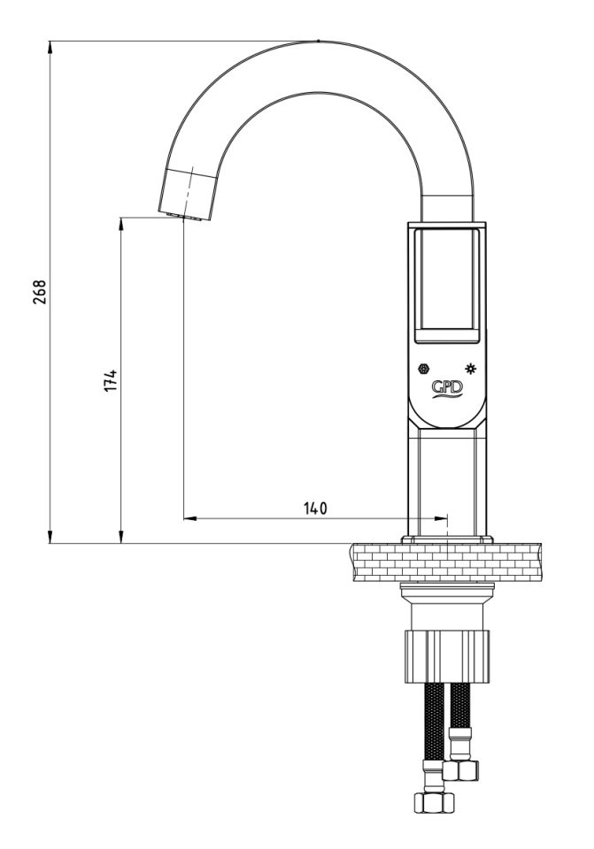GPD QUADRO LAVABO BATARYASI-MTL190
